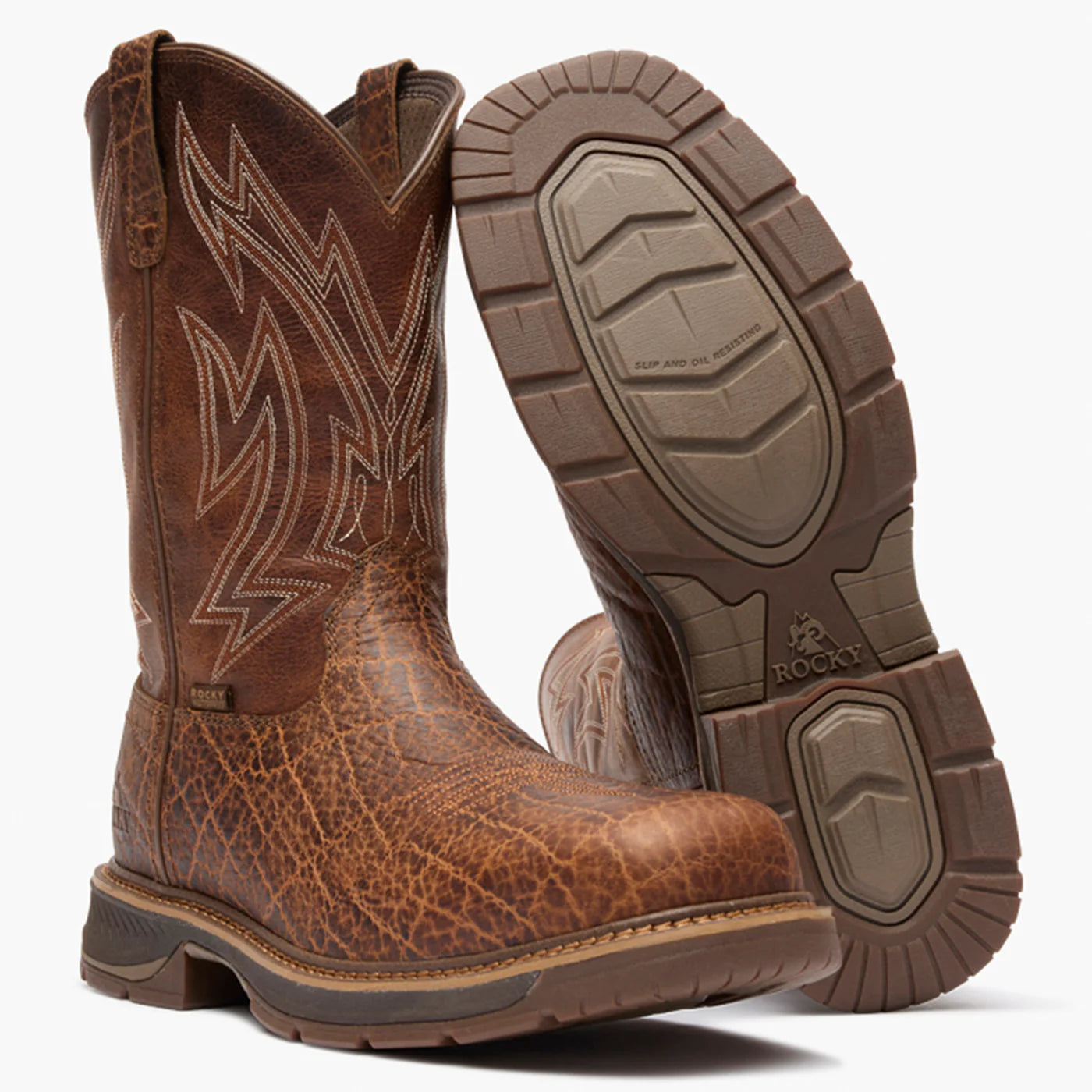 Rocky - Ride LTE Carbon Toe Western Boot - RKW0475