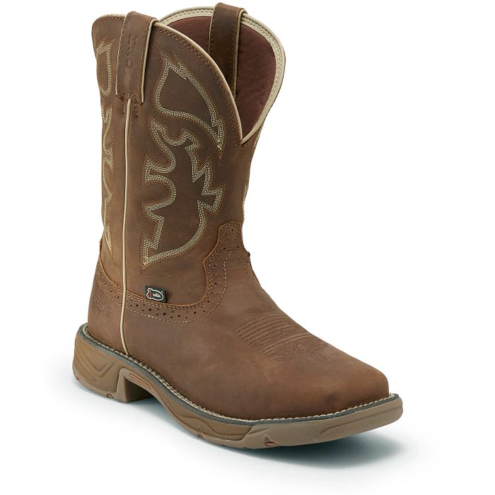 Justin - Rush 11" Waterproof Steel Toe Boot - WK4330