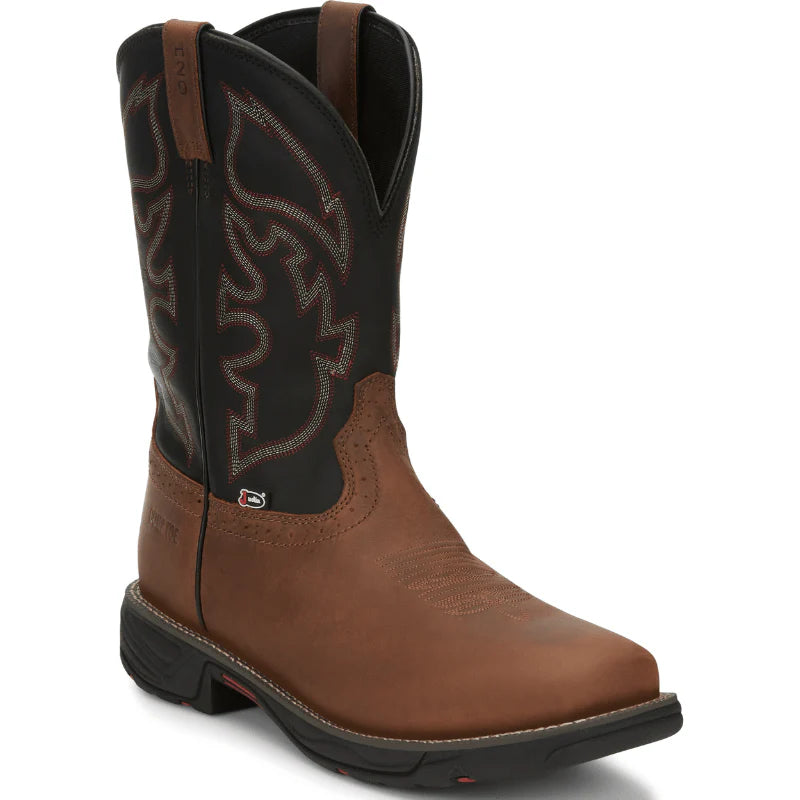 Justin - Rush 11" Waterproof Comp Toe Boot - WK4337