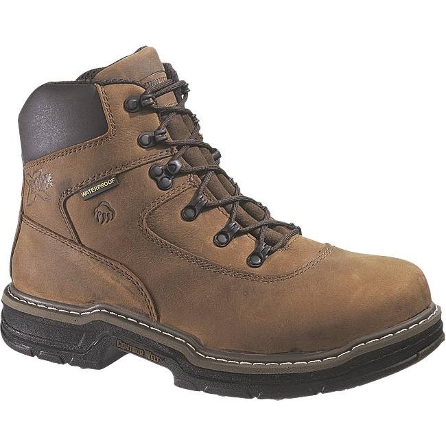 6 inch lace up steel toe boots