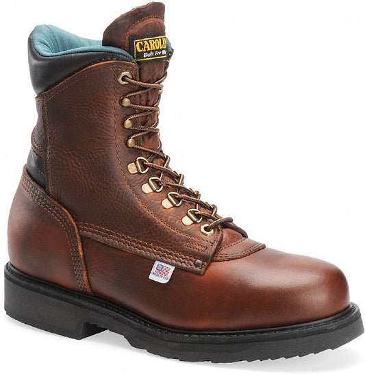 Carolina - 809 - Mens 8" Work Boot - Made in the USA (Amber Gold)
