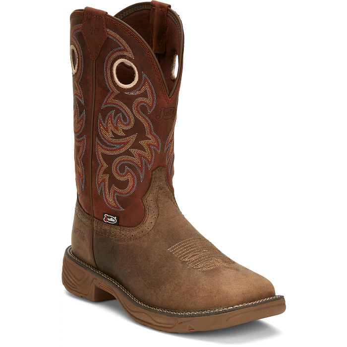 Justin - Rush 11" Waterproof Comp Toe Boot- SE4341