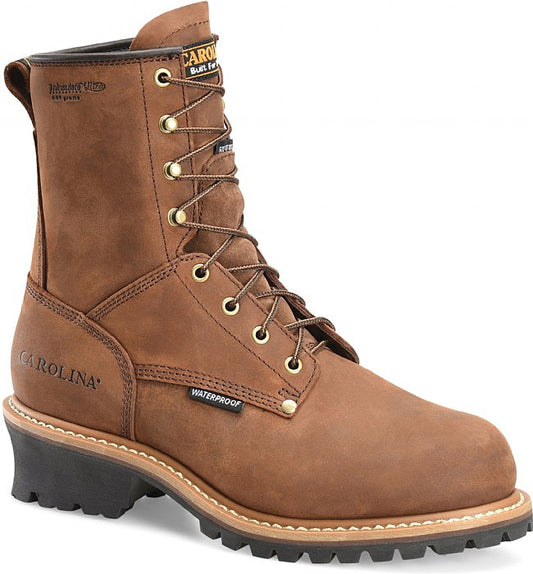 Carolina - Men's 8" Waterproof Insulated Steel Toe Logger - CA5821