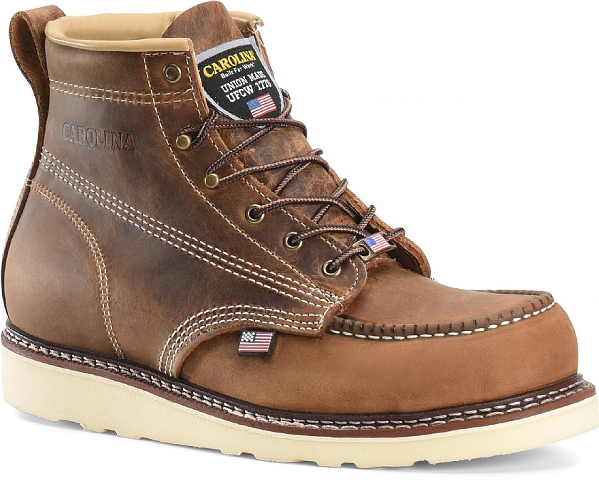 Carolina - Men's 6" Steel Moc Toe Wedge Work Boot - CA7811