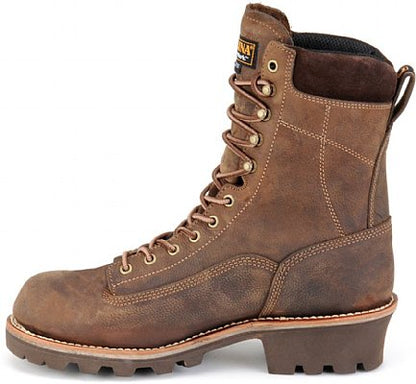 Carolina - Men's 8" Waterproof Insulated Lace-To-Toe Composite Toe Logger - CA7521