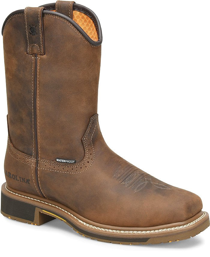 Carolina - Men's 10" Waterproof Composite Square Toe Roper - CA8536