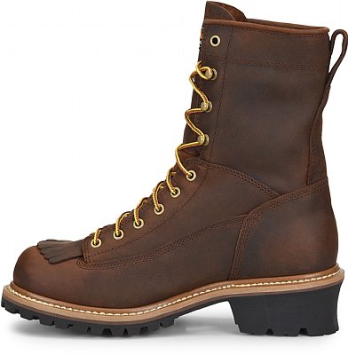 Carolina - Men's 8" Waterproof Lace-To-Toe Logger - CA8824