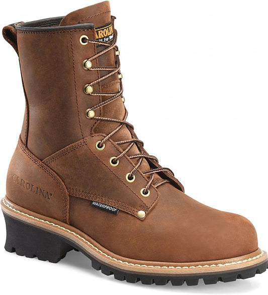 Carolina - Men's 8" Steel Toe Waterproof Logger - CA9821
