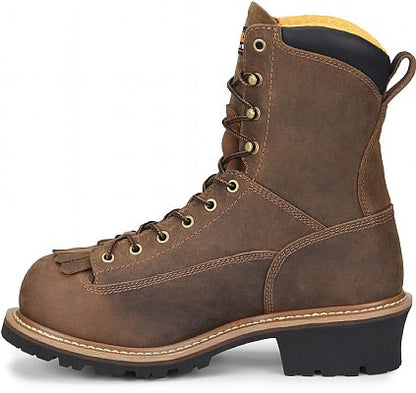 Carolina - Men's 8" Lace-to-Toe Waterproof Composite Toe Logger - CA9828