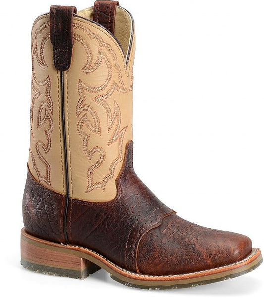 Double H - Graham Men's 11" USA Bison Wide Square Toe I.C.E Roper - DH4305