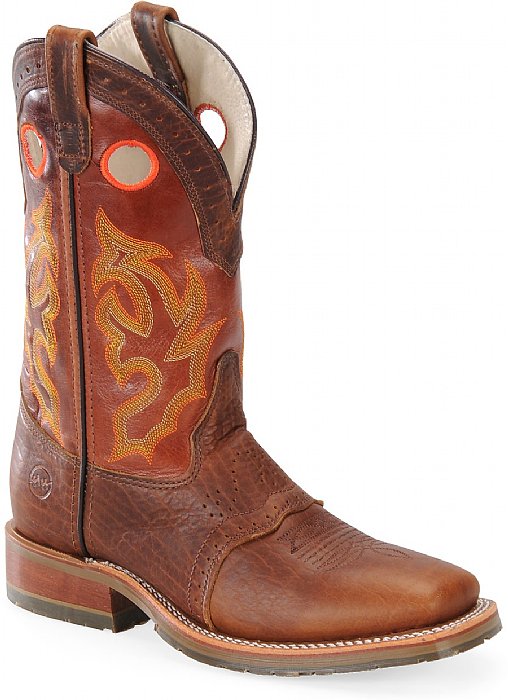 Double H - Mickey Men's 12" USA Wide Square Toe Roper - DH4400