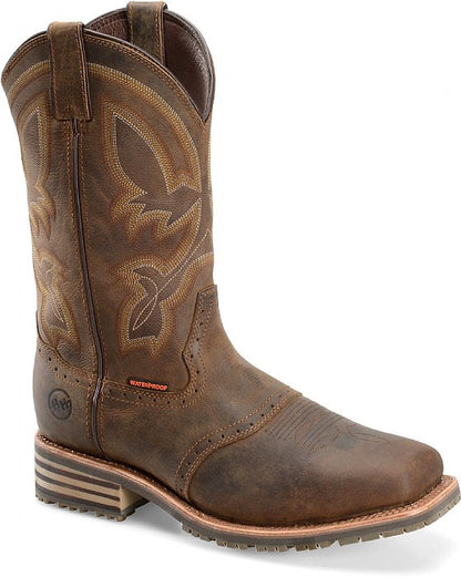 Double H - Men's 11" Waterproof Wide Square Toe Roper - Jeyden - DH4124