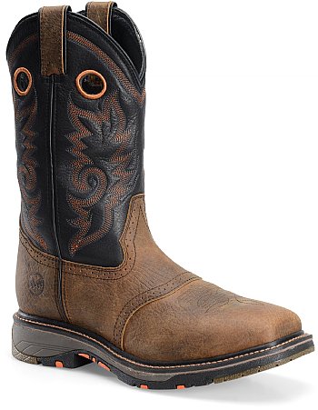 Double H - Men's 12" Composite WorkFlex Wide Square Toe Roper - Isaac - DH5130