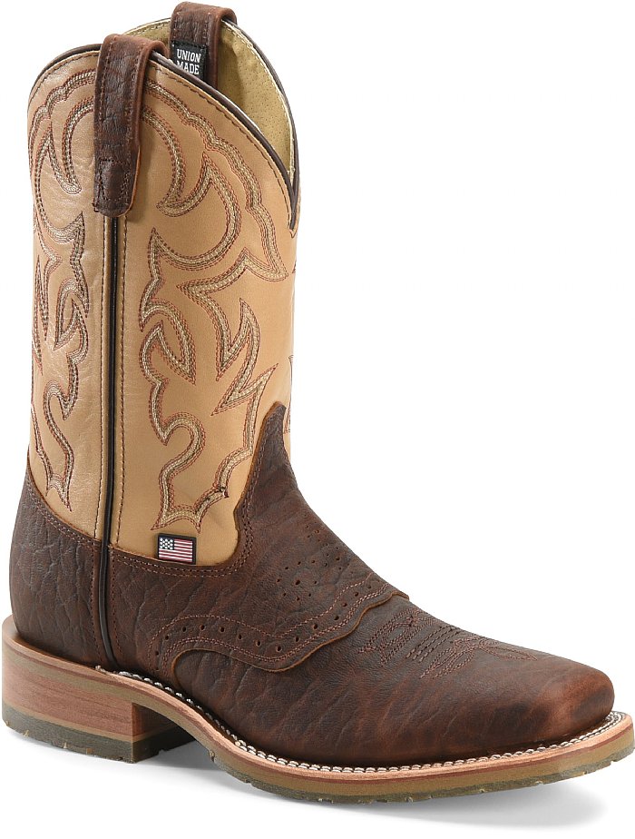 Double H - Graham Men's 11" USA Bison Wide Square Steel Toe I.C.E. Roper - DH5305
