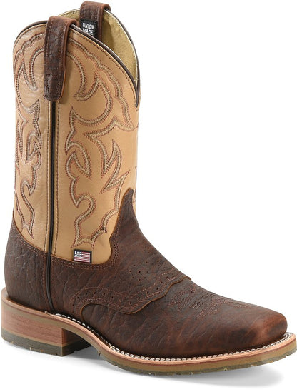 Double H - Graham Men's 11" USA Bison Wide Square Steel Toe I.C.E. Roper - DH5305