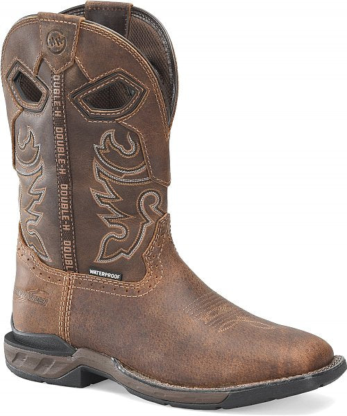 Double H - Mens Phantom Rider 11 Waterproof Wide Square Toe Roper - DH5380