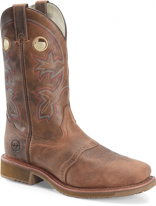 Double H - Men's 13" Wide Square Composite Toe Work Western - Antonio - DH6134
