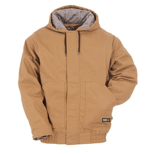 Berne - FRHJ01 HRC3 Workwear Flame Resistant FR Hooded Jacket - Quilt Lined