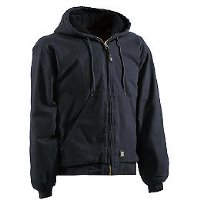 Berne - Original Washed Hooded Jacket - Quilt Lined - HJ375