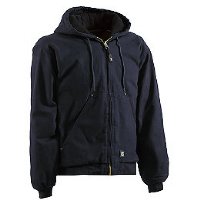 Berne - Original Washed Hooded Jacket - Quilt Lined - HJ375