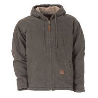 Berne - Sanded Hooded Work Jacket Sherpa Lined - HJ626