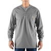 100237 Carhartt FR Force Cotton Long Sleeve Henley HRC2