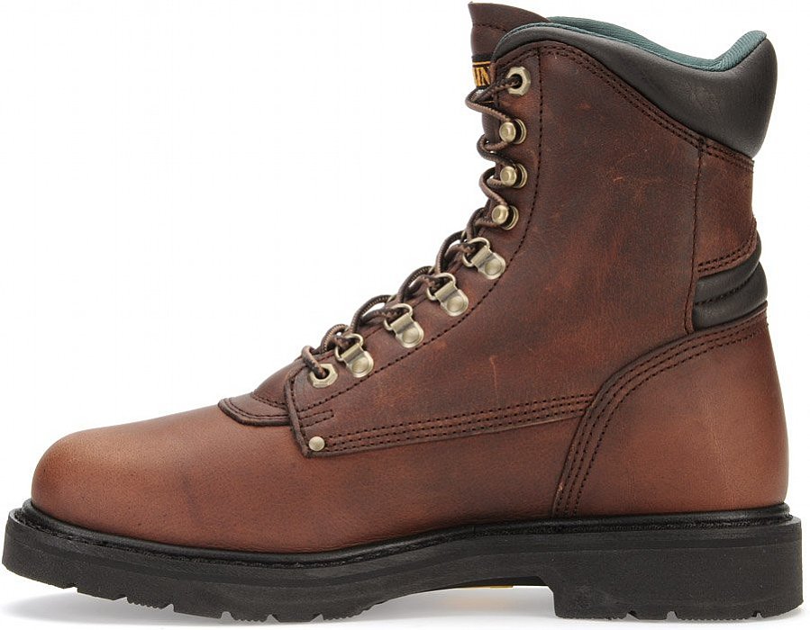 Carolina - 809 - Mens 8 Work Boot - Made in the USA (Amber Gold)