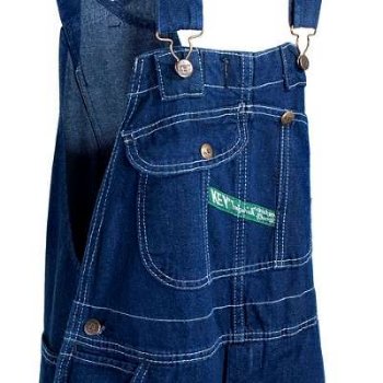 Key Overalls: Men's Cotton Denim 273.43 Bib Overalls