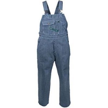 Key Overalls: Men's 273.47 Hickory Striped Cotton Overalls