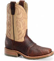 Show product details for Double H - Graham Men's 11" USA Bison Wide Square Toe I.C.E Roper - DH4305