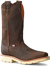 Show product details for Double H - Wooten Men's 12" USA Wide Square Toe Roper - DH4648